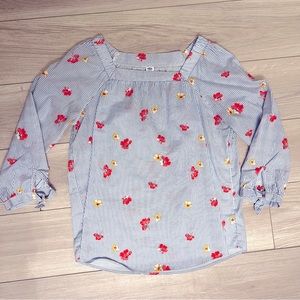 Old Navy 3/4 sleeve square neck top